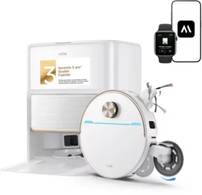 Robot Aspirateur Laveur MOVA V70 Ultra Complete Blanc