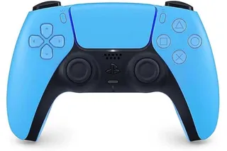 Sony, Manette PlayStation 5 Officielle DualSense, Sans Fil, avec Retour Haptique & Gâchettes Adaptatives, Micro Intégré, Batterie Rechargeable, Compatible PS5/PC, Couleur : Starlight Blue