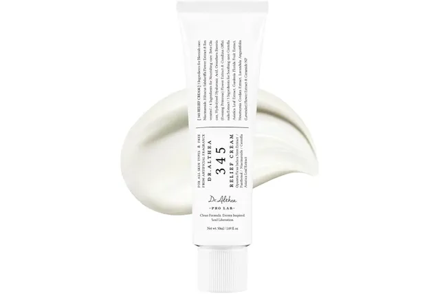 Dr. Althea 345 Relief Cream | Crème Hydratante Visage Réparatrice et Apaisante pour Peaux à Imperfections avec PDRN et Niacinamide | Soin Coréen Vegan (50ml, Pack of 1)