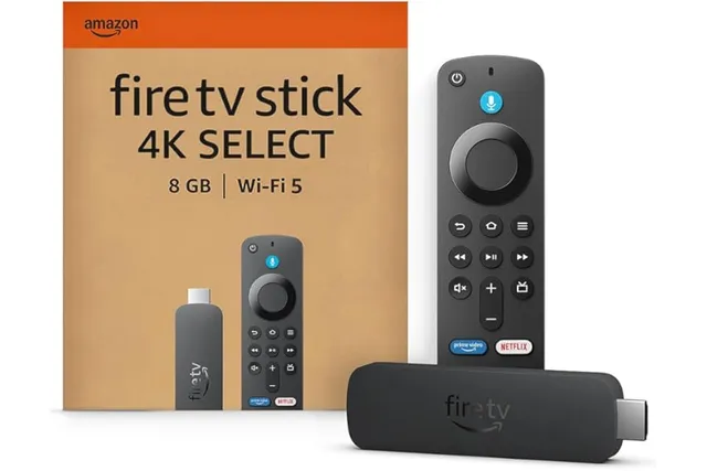 Amazon Fire TV Stick 4K Select: découvrez le streaming en 4K, regardez des centaines de milliers de films et d'épisodes TV, et trouvez vos séries plus rapidement avec Alexa+