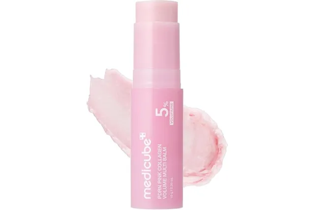 medicube Stick Baume Multi Volume PDRN Pink Collagène Visage & Corps | Volufiline, PDRN, NAD, Collagène, Soin yeux, cou, front & lèvres, Effet repulpant, Éclat, K-Beauty