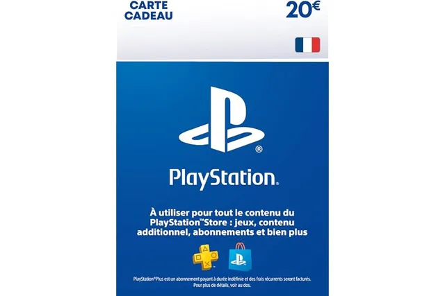20€ Carte Cadeau PlayStation | Compte PSN français uniquement [Code par Email]