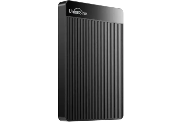 UnionSine Disque Dur Externe Portable 500Go Ultra-Mince 2.5" USB 3.0, SATA | Stockage HDD pour PC, Mac, Ordinateur de Bureau, Wii U, Xbox, PS4 (Noir)