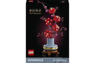 LEGO Botanicals Les Fleurs de Prunier 10369 | Set de plante artificielle pour adulte, décoration DIY, activité manuelle, idée cadeau pour femme ou homme, 327 pièces