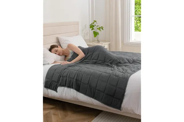 Good Nite Couverture Lestée Adulte, Soulage Stress & Anxiété - Couette & Plaid Lestés - 7 Couches Renforcées, Matériau Doux Respectueux - 8kg, 150x200cm