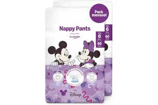 By Amazon Disney - Couches-Culottes - Taille 6 (+15kg) - 120 unités (2 paquets de 60)