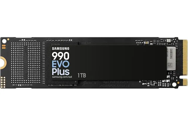 Samsung SSD Interne 990 Evo Plus MZ-V9S1T0BW, NVMe 2.0 PCIe 4.0 x 4/5.0x2, 1 to, Vitesse de Lecture jusqu'à 7150 Mo/s, Idéal pour Le Gaming et la bureautique
