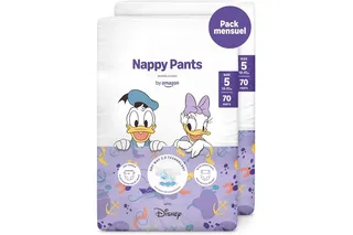 By Amazon Disney - Couches-Culottes - Taille 5 (12kg-17kg) – 140 unités (2 paquets de 70)