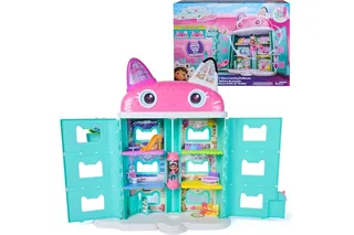 Gabby Et La Maison Magique - Maison De Poupée 60 Cm - 1 Figurine Gabby | 7 Meubles - 3 Accessoires - 2 Boîtes Surprises - 2 Planches Stickers - Compatibles Avec Les Pièces Gabby - Dès 3 Ans