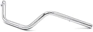 7/8 "22mm Vintage Retro Guidon Universel Drag Barre Droite Chopper Bobber Cruiser Custom CG (Chrome)