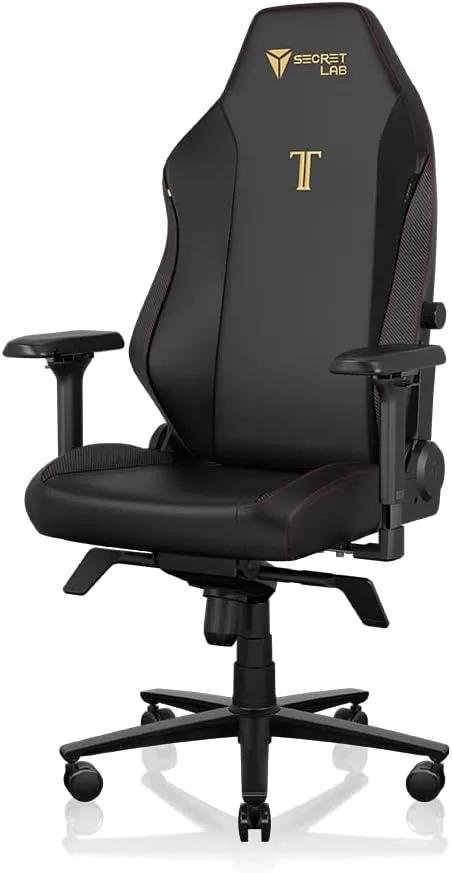 Secretlab Chaise Gaming Titan Evo XL Stealth- Similicuir, Ergonomique, Noir