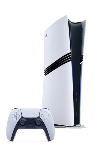 Playstation Sony, Console 5 Edition Pro 2 To, Performance 120 FPS, Traçage de Rayons Avancé, Upscaling IA PSSR, 1 Manette DualSense avec Retour Haptique et Gâchettes Adaptatives, Couleur : Blanche