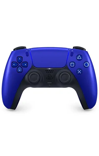 Playstation Sony, Manette 5 officielle DualSense, Sans fil, Batterie rechargeable, Bluetooth, Compatible avec PS5 et PC, Couleur : Cobalt Blue