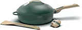 COOKUT - La Fabuleuse poêle 8 en 1 - "PETIT MODELE 24 cm – Un seul ustensile qui remplace poêle, casserole, sauteuse, cocotte - 2 poignées amovibles, panier vapeur/friture, spatule en bois - CANOPEE