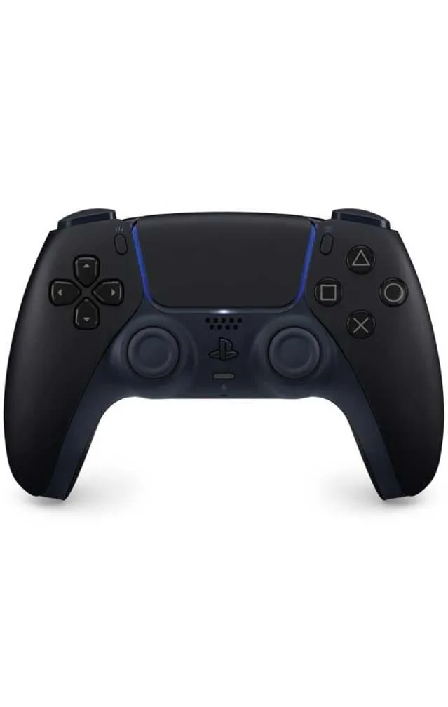 Playstation Sony, Manette 5 Officielle DualSense, Sans Fil, avec Retour Haptique & Gâchettes Adaptatives, Micro Intégré, Batterie Rechargeable, Compatible PS5/PC, Couleur : Midnight Black