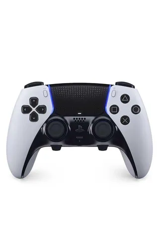 Playstation Sony, Manette 5 DualSense Edge, Sans Fil, Touches Arrière & Joysticks Interchangeables, Gâchettes Réglables, Profils Personnalisables, Compatible PS5/PC, Couleur : Blanche et Noire