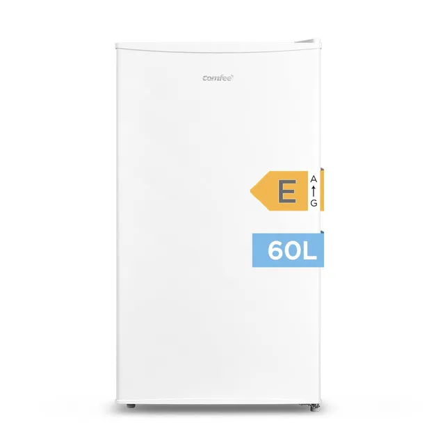 COMFEE' 60L, Mini Congelateur, Congelateur Tiroir, Monoporte, Blanc