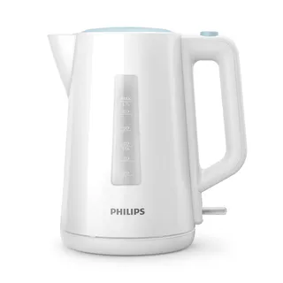 Philips Bouilloire Électrique 3000, 1,7L, Ébullition rapide, Blanc