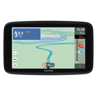 TomTom GPS Voiture GO Classic Lite (5 Pouces, Info Trafic, Essai des Alertes de Zones de Danger, Cartes EU, Mise à Jour Inclus Via WiFi, Fixation Reversible Intégrée)
