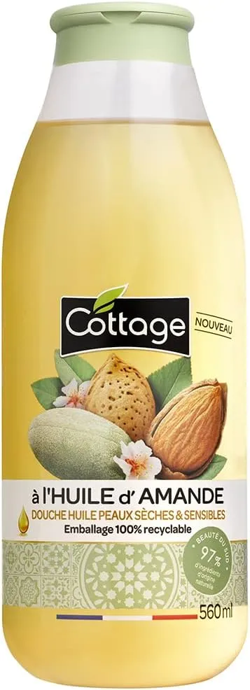 Cottage Douche Huile Nourrissante Amande
