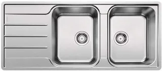 Blanco 523036 | Évier de cuisine en acier inoxydable LEMIS 8 S-IF | Couleur/Finition : Acier brossé