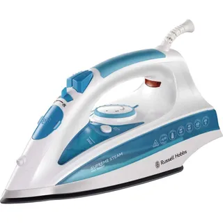 Russell Hobbs Fer à repasser vapeur [Puissant, Effet pressing 210g] Steamglide Pro (2600 W, semelle en céramique, réservoir 300ml+pulvérisateur, auto-nettoyage, anticalcaire et anti-goutte) 20562-56