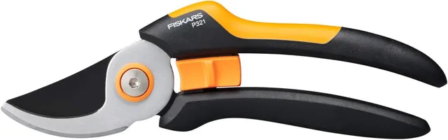 Fiskars Pruning Shears M, Solid, P321, for Fresh Branches and Twigs