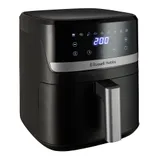 Russell Hobbs Air Fryer 5,5L Rapid Air [Compact, 9 Fonctions] Friteuse sans huile (économe, gril, cuit, rôtir, revêtement antiadhésif sans BPA, digital, pièces compatibles lave-vaisselle) 27621-56