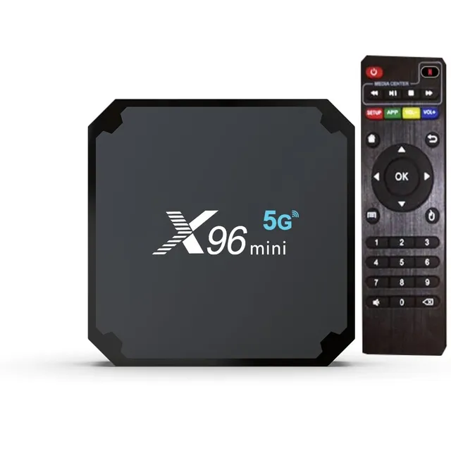 X96mini 5G boitier Android TV - Smart TV Box Android 4K Lecteur Multimedia X96 Mini 5G 2GB/16GB boitier TV Streamers smarters Pro