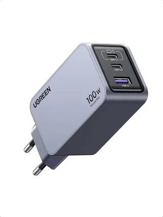 UGREEN Nexode Pro 100W Chargeur Rapide USB C 3 Ports GaNInfinity Tech