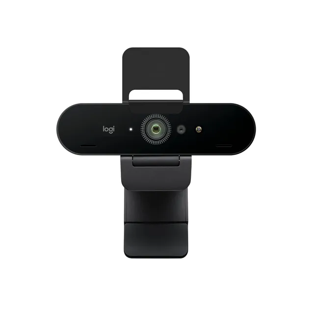 Logitech Brio 4K Webcam pour Professionnels, Connexion biométrique avec Windows, Correction Automatique de l’éclairage,réduction Active du Bruit, Microsoft Teams, Zoom, Google Meet, PC/Mac - Graphite
