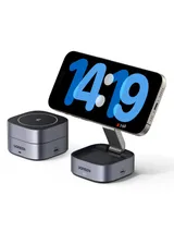 UGREEN Zapix Chargeur Induction 2 en 1 Qi Certifié MagSafe Rapide