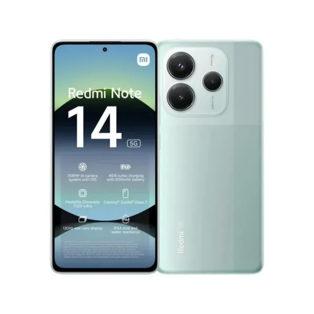 XIAOMI REDMI Note 14 5G (6.67'' - 8/256GB) Green
