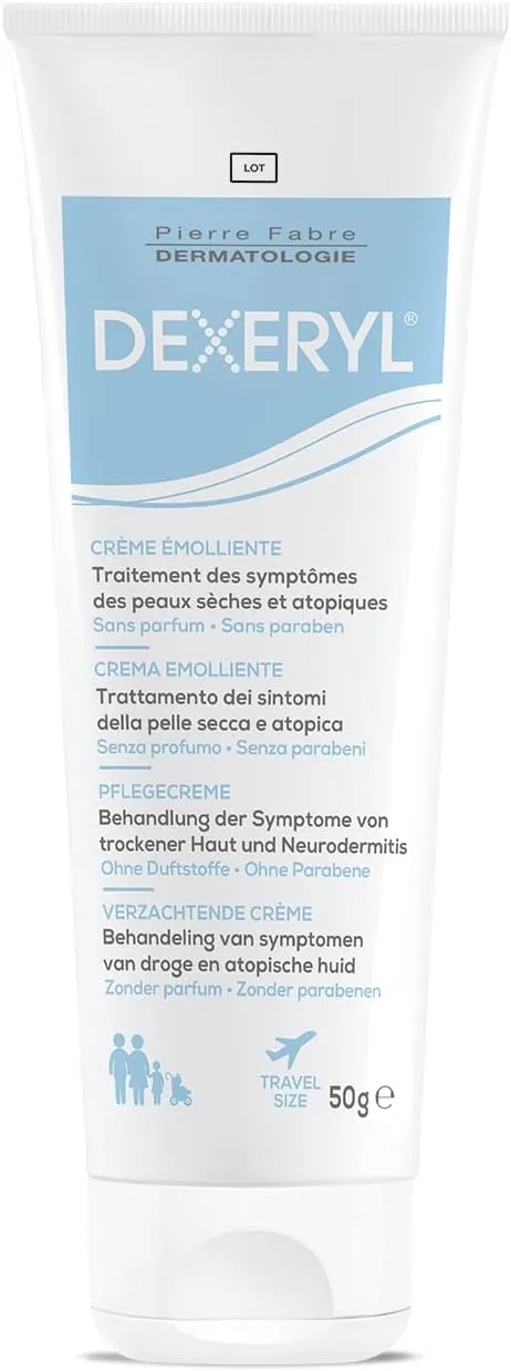 DEXERYL Pflegecreme bei trockener Haut und Neurodermitis, 50 g Crème