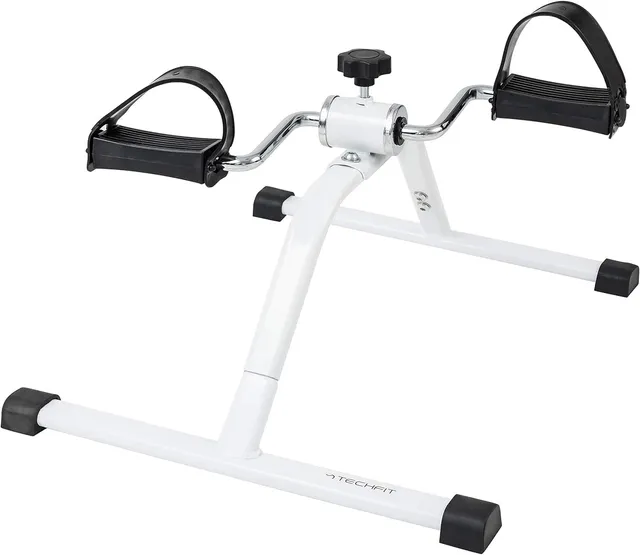 Techfit Pédale Formateur, Mini Vélo d'appartement pour la Maison et Bureau, Machine d'entraînement Légers pour Les Bras et Jambes, Adaptée à la Récupération