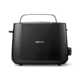 Philips Grille-pain Daily, 2 fentes larges, 8 réglages, 830W, Noir