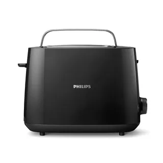 Philips Grille-pain Daily, 2 fentes larges, 8 réglages, 830W, Noir