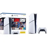 Playstation Sony, Pack Console 5 Édition Standard 1 To, Avec lecteur Blu-ray 4K, 1 Jeu Complet NBA 2K26 (Code), 1 Manette DualSense avec Retour Haptique et Gâchettes Adaptatives, Couleur : Blanche
