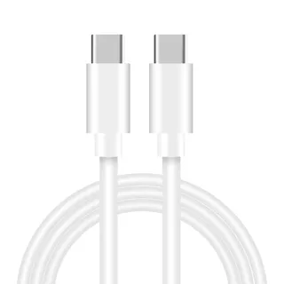 AFERIY Câble USB-C vers USB-C 1M Blanc | Charge Rapide 60W | Sync Données | Compatible avec iPhone 15, Samsung, Xiaomi, Tablette, Ordinateur Portable