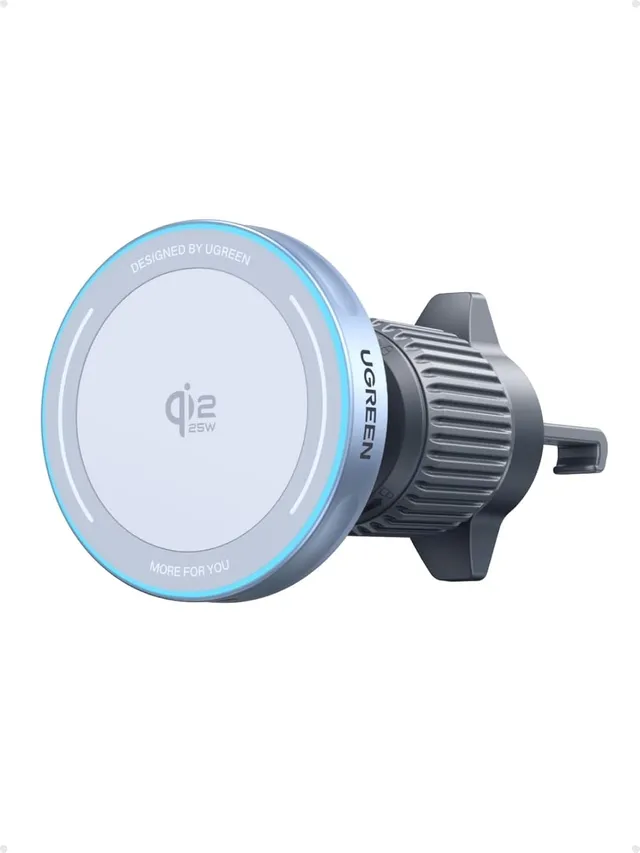 UGREEN MagFlow Qi2 25W Certifié Chargeur Induction MagSafe Voiture Support