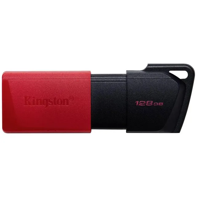 Kingston DataTraveler Exodia M Clé USB 3.2 Gen 1 DTXM/128GB - avec capuchon mobile (Noir + Rouge)