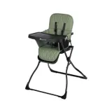 Bebeconfort Lily, chaise haute pour bébé, 6 mois à 3 ans, 9 à 15 kg, pliage ultra compact, légère (4 kg), facile à nettoyer, confort rembourré, pliage facile d’une seule main, Mineral Green