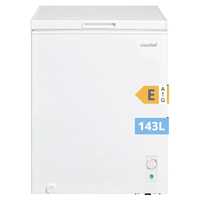 COMFEE' 143L RCC146WH2EU(E) Congélateur coffre autonome, Blanc
