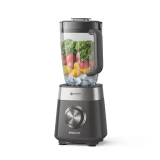 Philips Blender mixeur 5000 ProBlend Plus, 1000W, Bol verre 2L, Noir