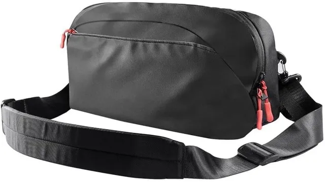 Sac de transport pour Lenovo Legion Go Gen 1 & 2, housse de protection en tissu 840D avec bandoulière, poches multiples pour console et accessoires, noir, 33 x 15 x 15 cm