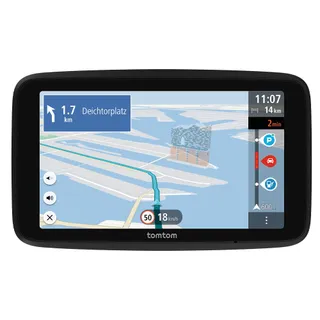 TomTom GPS Voiture GO Advanced (6 Pouces infos trafic, essai des alertes de Zones de Danger, Carte Monde, mises à Jour Via Wi-FI, Guidage sur Changement de Voie, repères visuels, Fixation réversible)