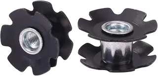 Générique Cyclisme en Aluminium étoile écrou pièces de vélo vélo de Route vélo Tube de Direction Casque en Aluminium étoile écrou de Fixation 1 1/8 'OD28.6mm