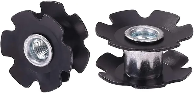 Générique Cyclisme en Aluminium étoile écrou pièces de vélo vélo de Route vélo Tube de Direction Casque en Aluminium étoile écrou de Fixation 1 1/8 'OD28.6mm
