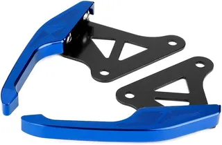 Le Kit Universel de Poignée de Rail de Siège Arrière de Barre D'appui de Passager de Passager de Moto en Aluminium Améliore la sécurité pour Les Coureurs de Grom MSX 125 (Blue)