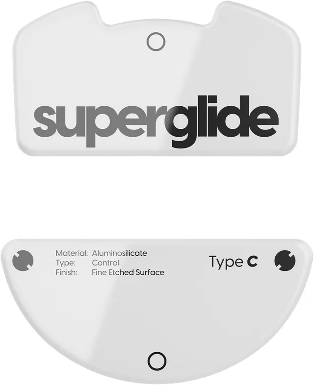 Pulsar Gaming Gears Superglide2 Type-C Mouse Pads for Viper v, White